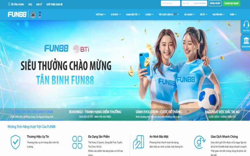 nạp tiền Fun88 Zalopay